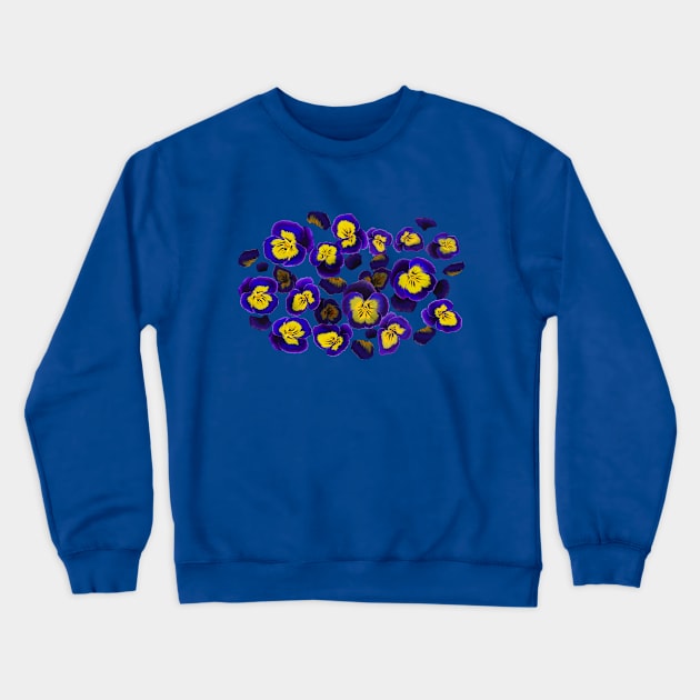 Рansies Crewneck Sweatshirt by xlhombat